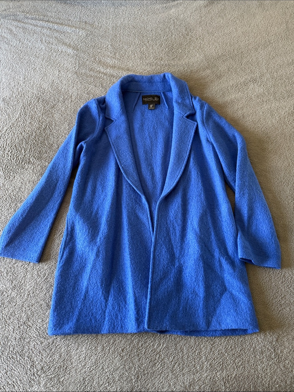 Rachel Zoe Cobalt Blue Open-Front Jacket
